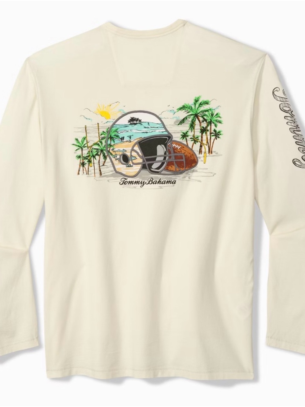 NWT TOMMY BAHAMA San Francisco 49ers T-Shirt Men’s Size Large Oasis Endzone Lux